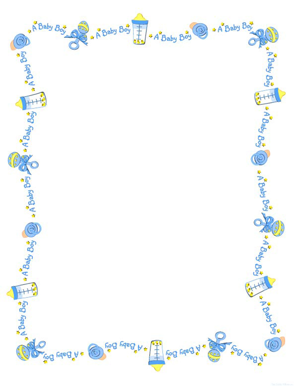 free borders for baby shower clip art - photo #14