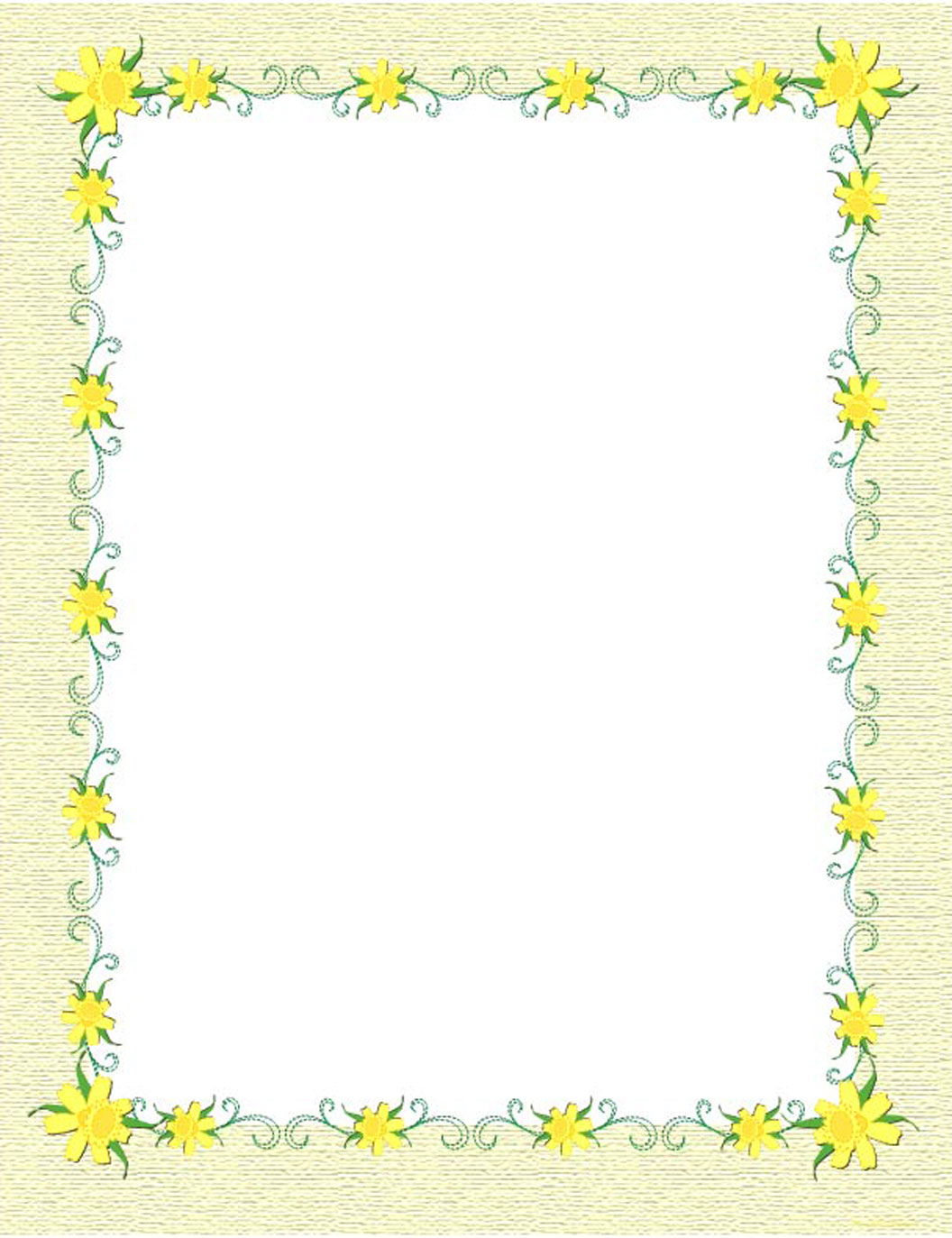 free spring flower clip art borders - photo #25