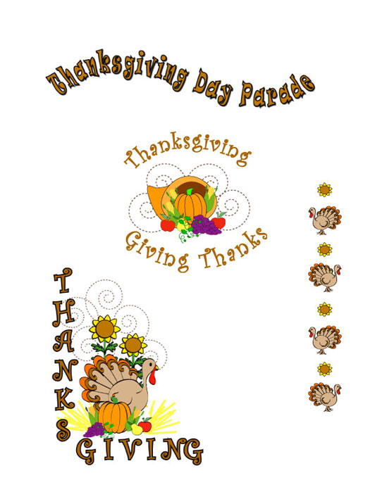 free thanksgiving clip art and borders - photo #41