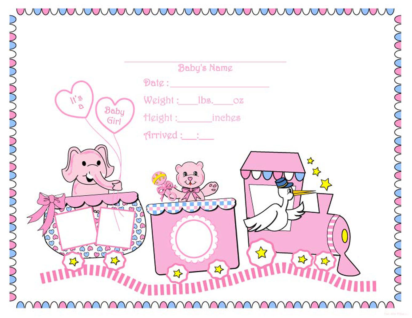 baby girl clip art free printable