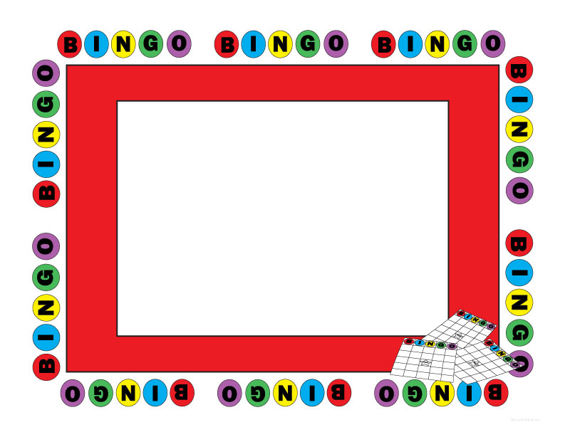 free bingo border clip art - photo #12